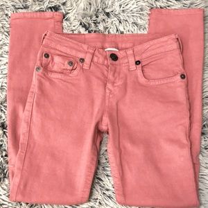 ✨Host Pick✨ True Religion Skinny Jeans, Coral